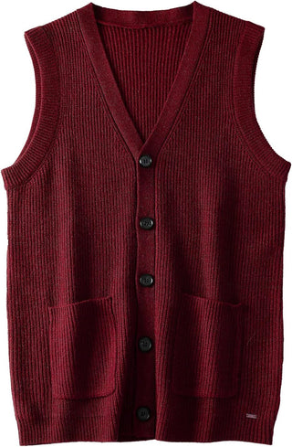 Big Men's V-Neck Sweater Vest 