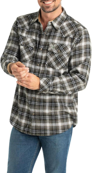 Big Men's Western Flannel Shirt