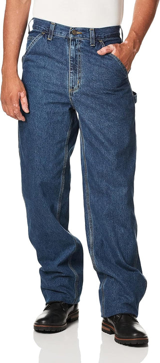 Big Men's Loose Utility Jeans 