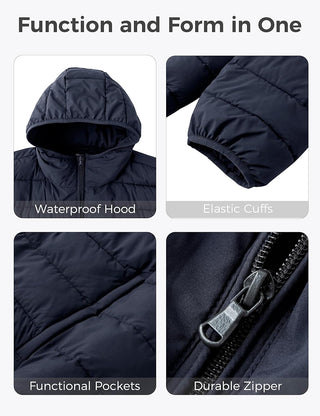 Plus Size Puffer Coat Quilted