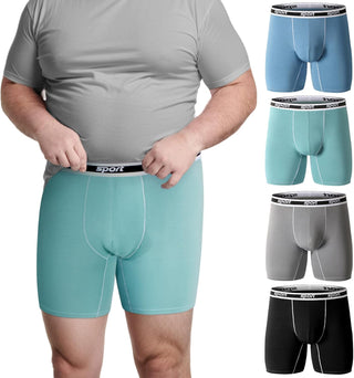 Big Men Boxer Briefs - Moisture Wicking