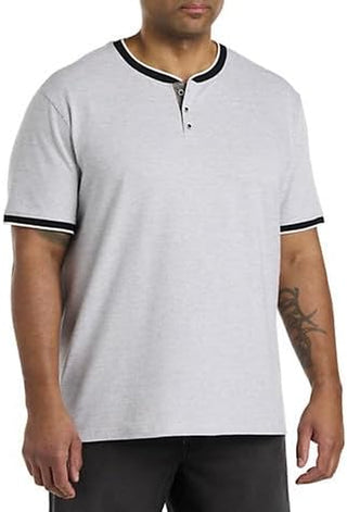 Men's Big and Tall Henley T-Shirt