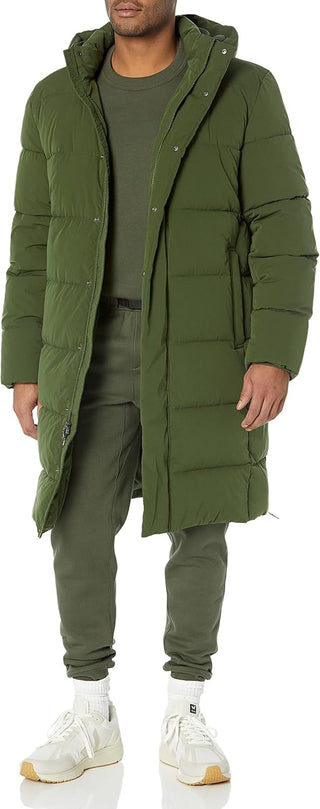 Men's Big Hooded Long Puffer