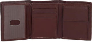 Leather Trifold Wallet for Men