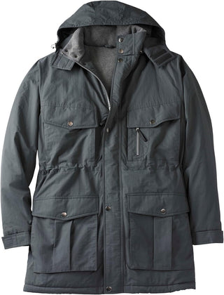 Big Men Fleece-Lined Parka