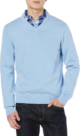 Big Men's V-Neck Plus Size Sweater 