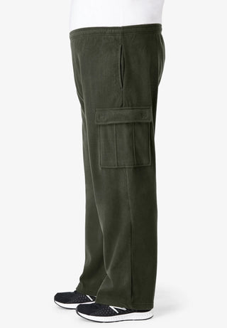 Men'S Big & Tall Explorer Plush Fleece Cargo Pants