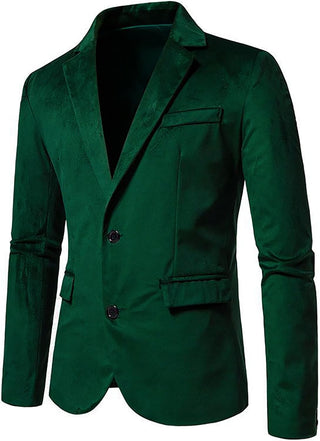 Big and Tall Velvet Blazer for Men