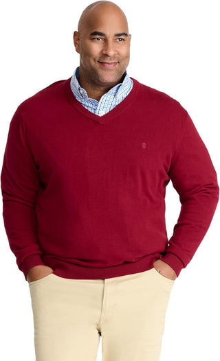 Men's Big and Tall Premium V-Neck Sweater