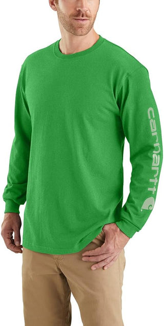 Big Men's Loose Fit  Long-Sleeve Plus Size T-Shirt