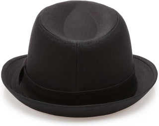 Classic Cotton Twill Fedora Hat with Band