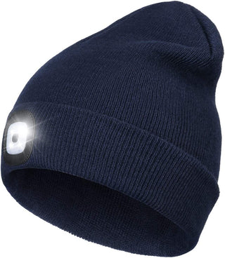 Mens Beanie with LED Light