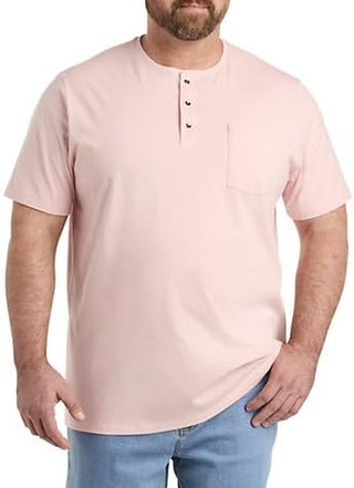 Plus Sized Men's Henley Shirt