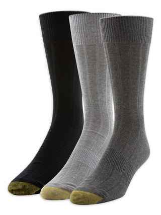 Big Men's  Dress Rib Crew Socks