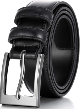 Big Men's Genuine Leather Dress Belt 