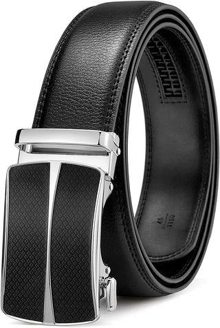 Big Mens Belt Leather Ratchet Belt