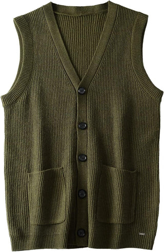 Big Men's V-Neck Sweater Vest 