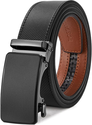 Big Mens Belt Leather Ratchet Belt