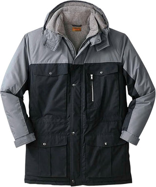 Big Men Fleece-Lined Parka