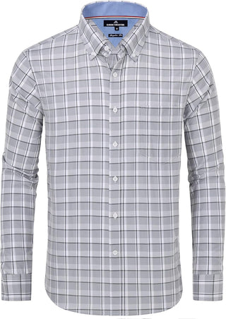 Big Men's Plaid Button down Shirts