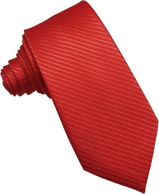 Men's Classic Solid Silk Woven Tie Silk