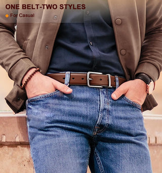 Big Men's Belt, Reversible Belt