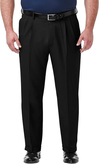 Big Men's Classic Fit Pleat Front Dress Pants