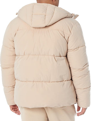 Men's Coat Mid-Length Hooded Puffer (Big & Tall)