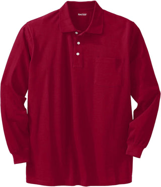 Men's Big & Tall Long-Sleeve Polo