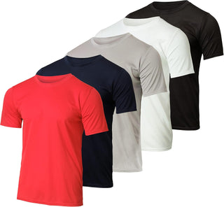 Big Men's Crew Neck T Shirts | 5 Pack