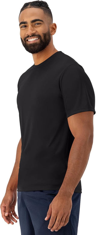 Plus Size Men's T-Shirt Pack, Moisture-Wicking Performance Tee, 2-Pack