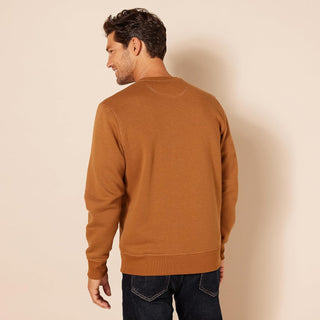 Big Men's Fleece Crewneck Plus Sized Sweatshirt