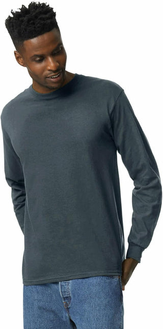 Big Men's Ultra Cotton Long Sleeve T-Shirt, Multipack