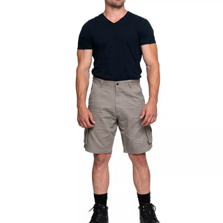 Full Blue Big Men'S Expandable Waist Cargo Shorts