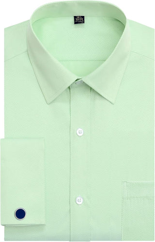 French Cuff Dress Shirts- Men's Big and Tall