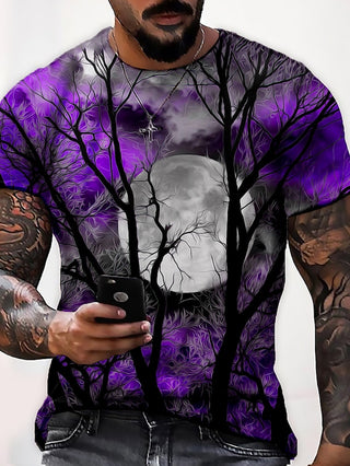 Big Men's Shirt T Shirt Graphic Prints Crew Neck Apparel Designer Casual Big and Tall