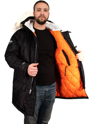 Plus Men's Big & Tall Winter Coat Snorkel Parka Jacket 