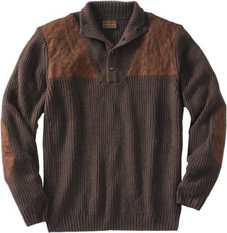 Men's Big & Tall Sweater with Mock Neck