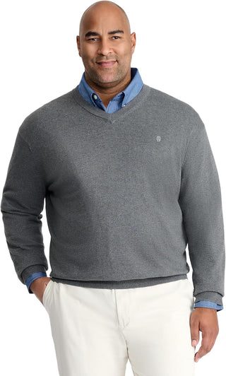 Men's Big and Tall Premium V-Neck Sweater