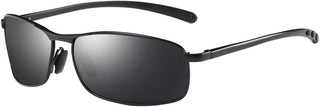 Rectangular Polarized Sunglasses for Men