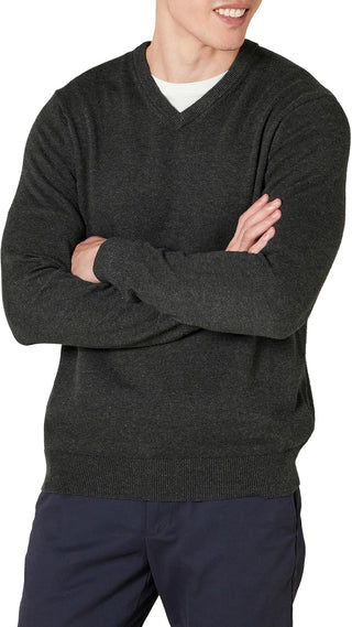 Big Men's V-Neck Plus Size Sweater 