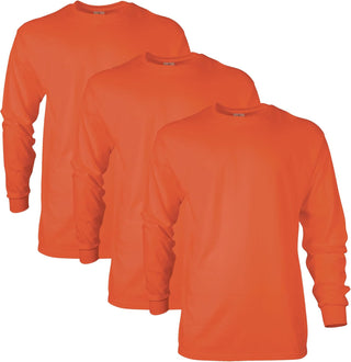 Big Men's Ultra Cotton Long Sleeve T-Shirt, Multipack