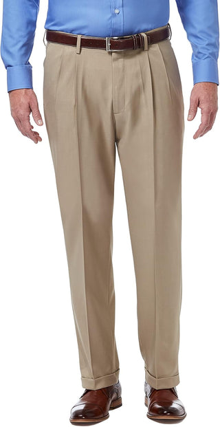 Big Men's Classic Fit Pleat Front Dress Pants