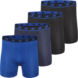 No Fly Boxer Brief for Big and Tall Men - 4 Pack