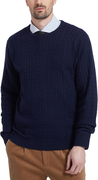 Big Men's Crewneck Sweater Knitwear