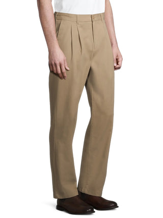 Big Men's Pleated Wrinkle Resistant Pants