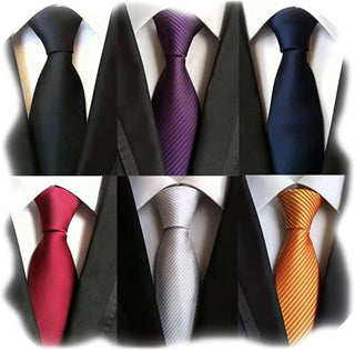 Classic Men's Silk Tie 6 pack