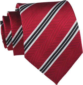 Men's Stripe Ties Pattern Business Formal Designer Neckties