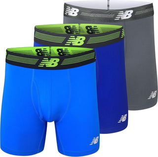 Big Men's Boxer Brief-Fly Front, 3 Pack