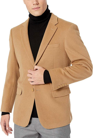 Big Men's Luxury Wool Cashmere Sport Coats